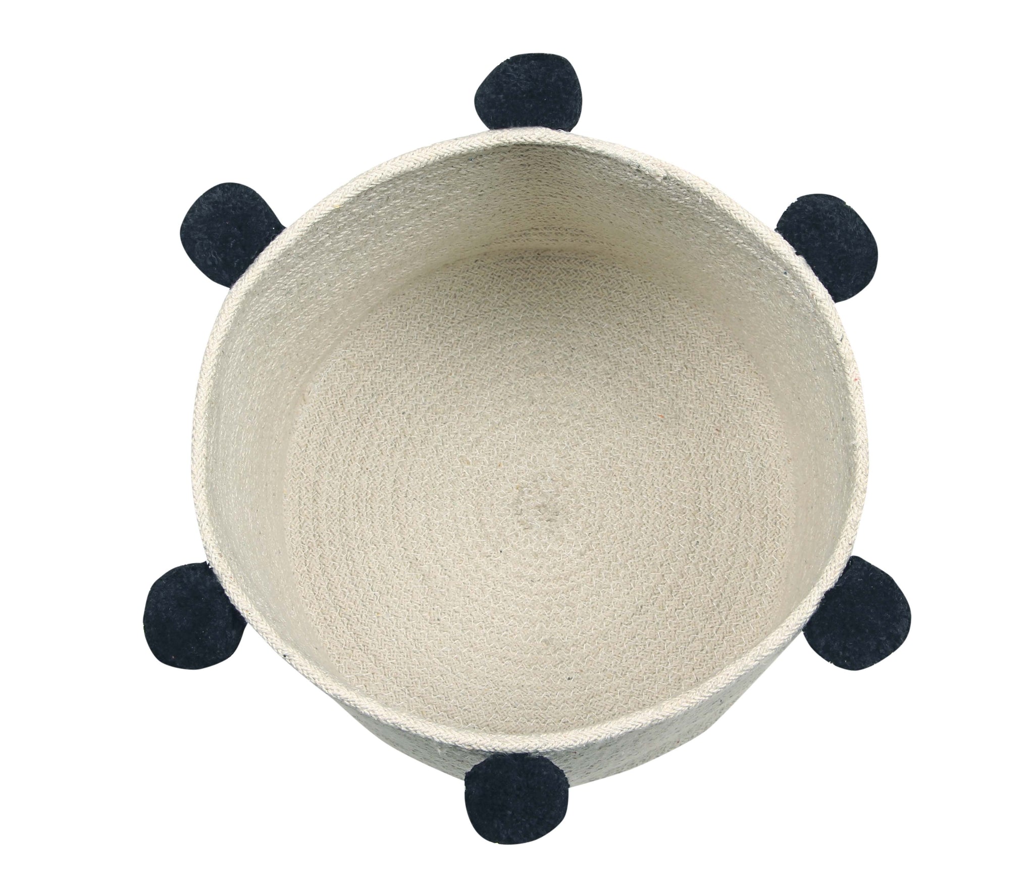 Basket Bubbly Natural- Black