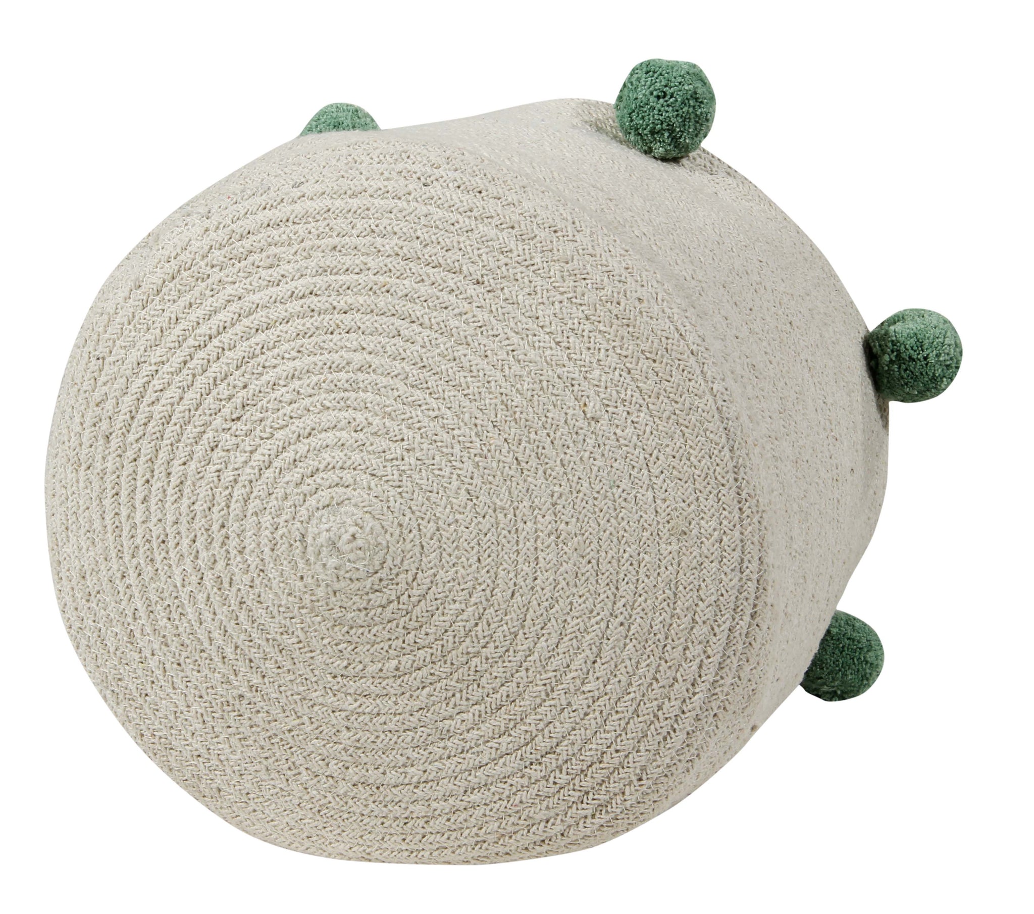 Basket Bubbly Natural- Green