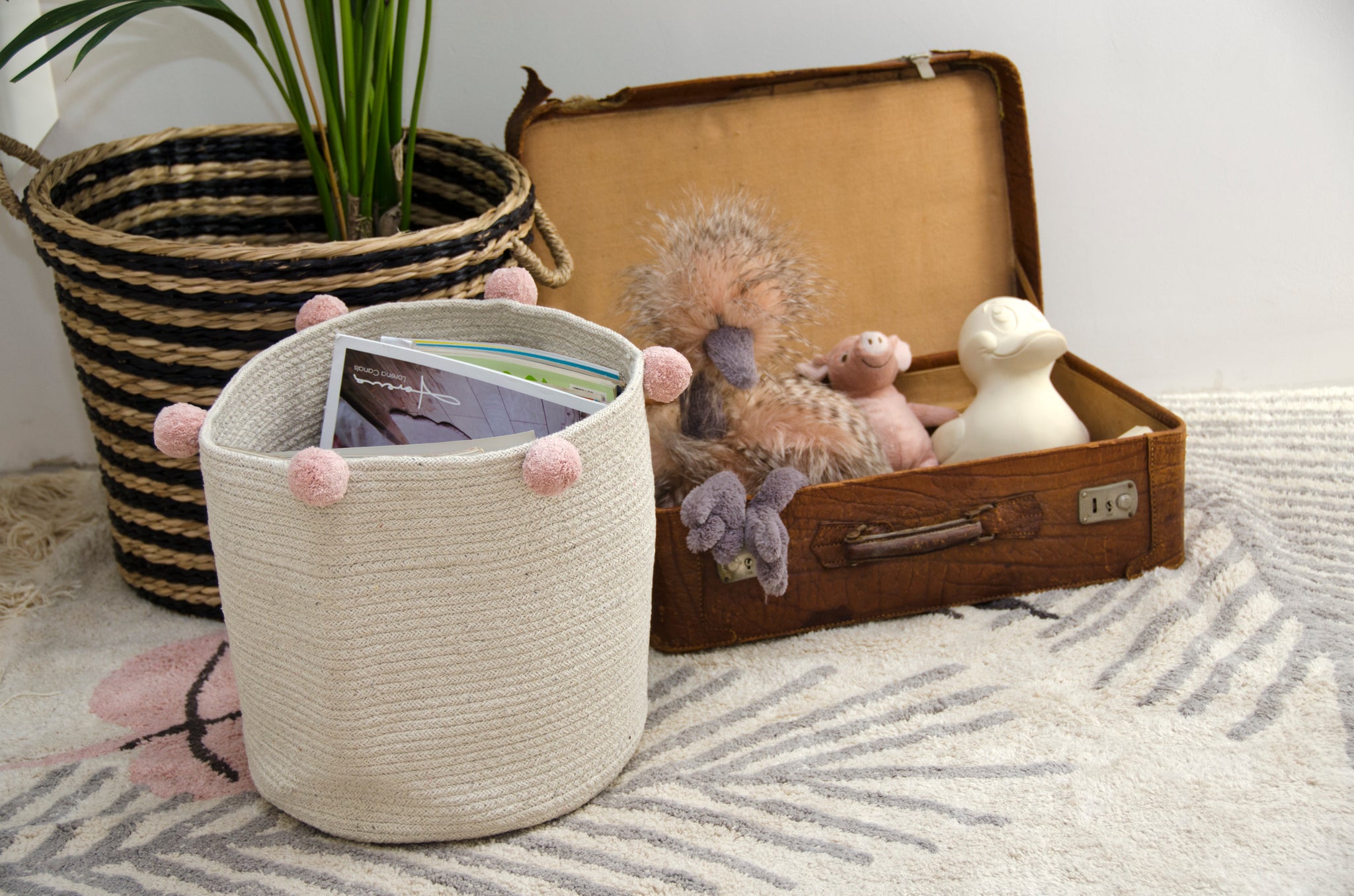 Basket Bubbly Natural- Nude