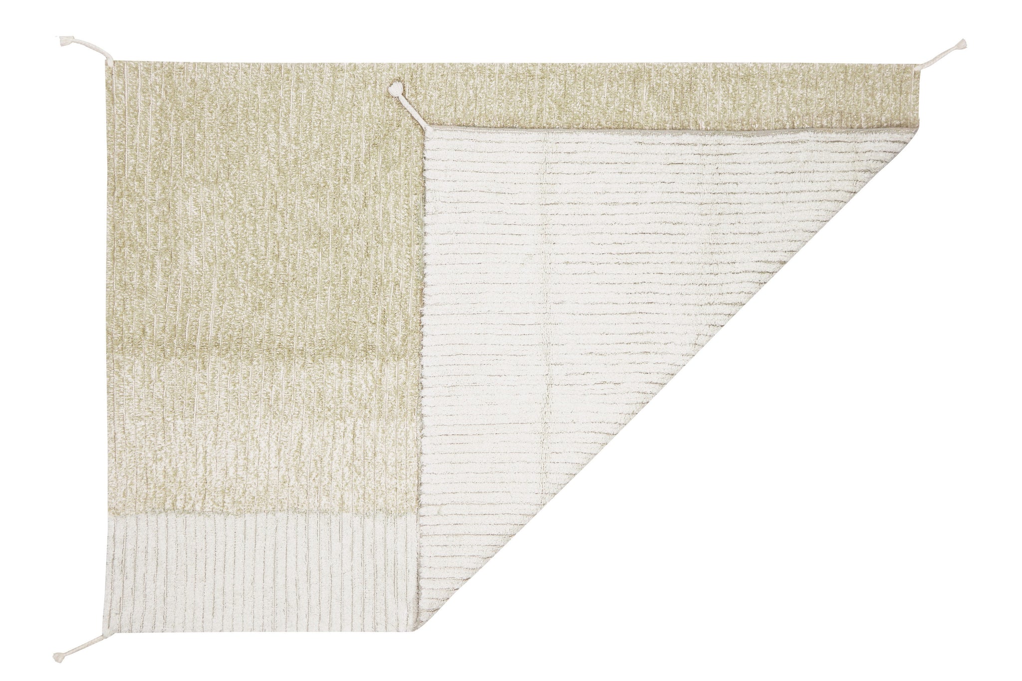 Reversible Washable Rug Gelato Green- M
