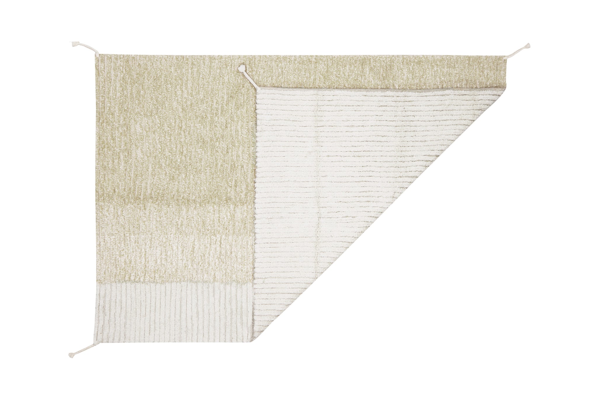 Reversible Washable Rug Gelato Green- S