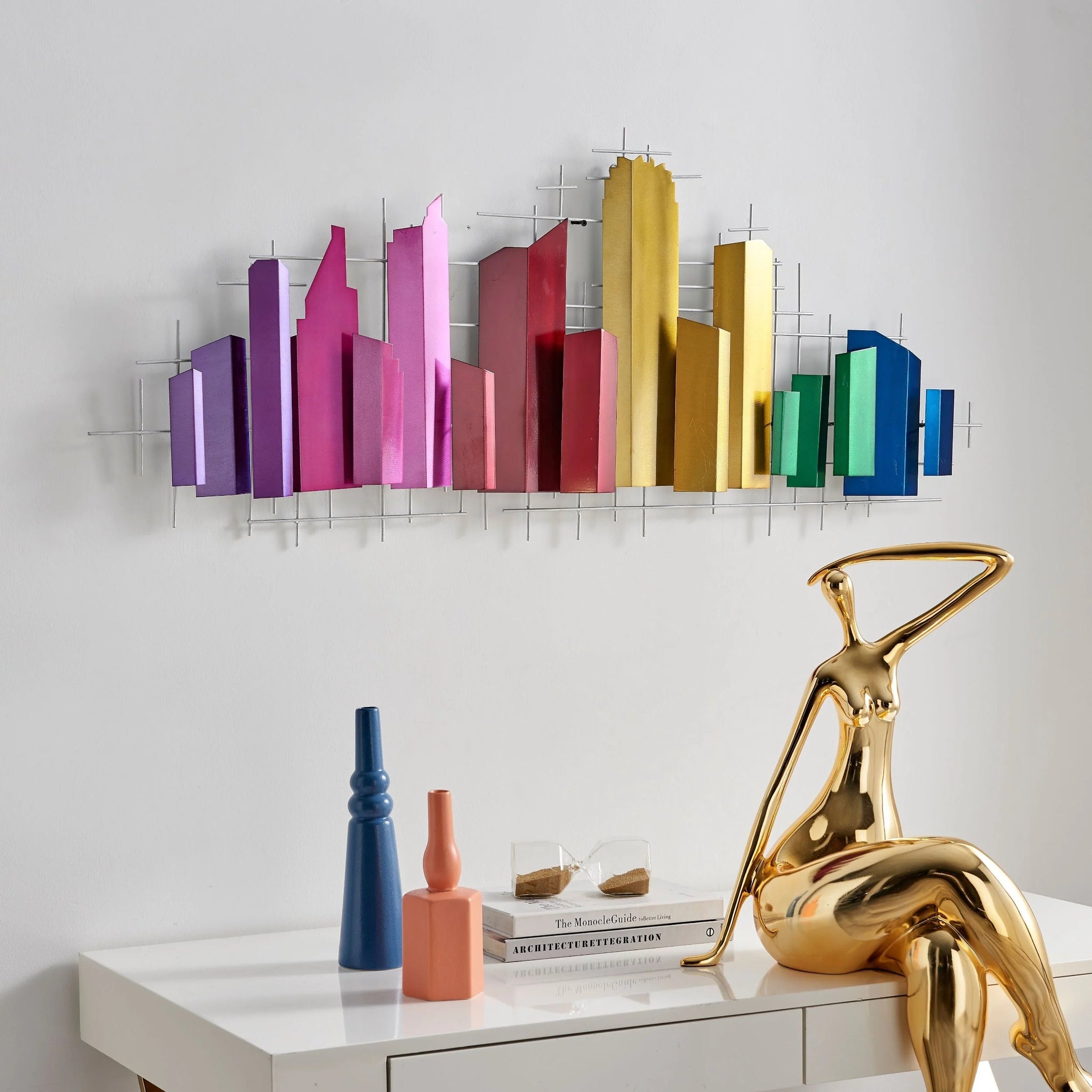 Cityscape Wall Art // Multicolor