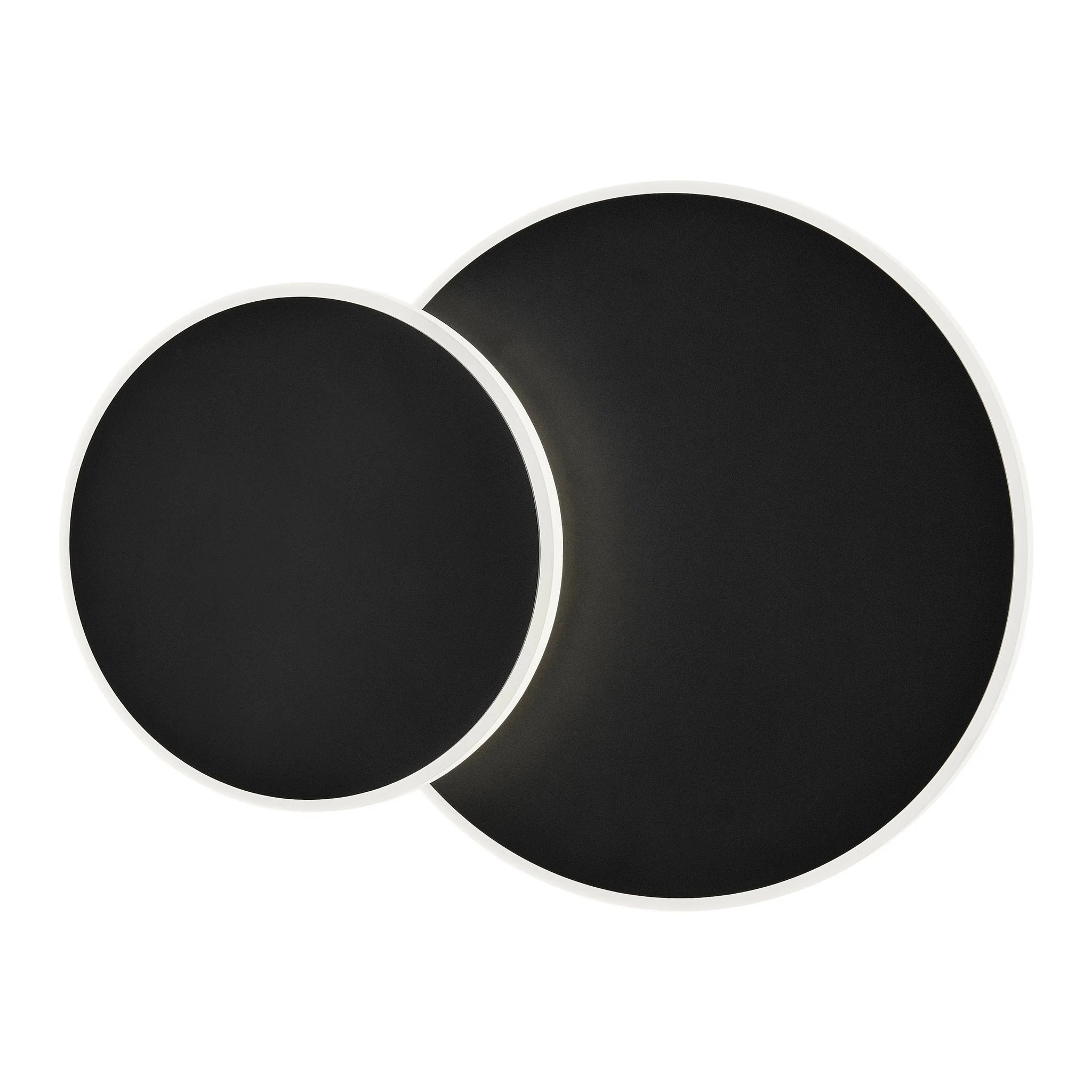 Luna Eclipse Two Circle Multiuse Lamp // Black