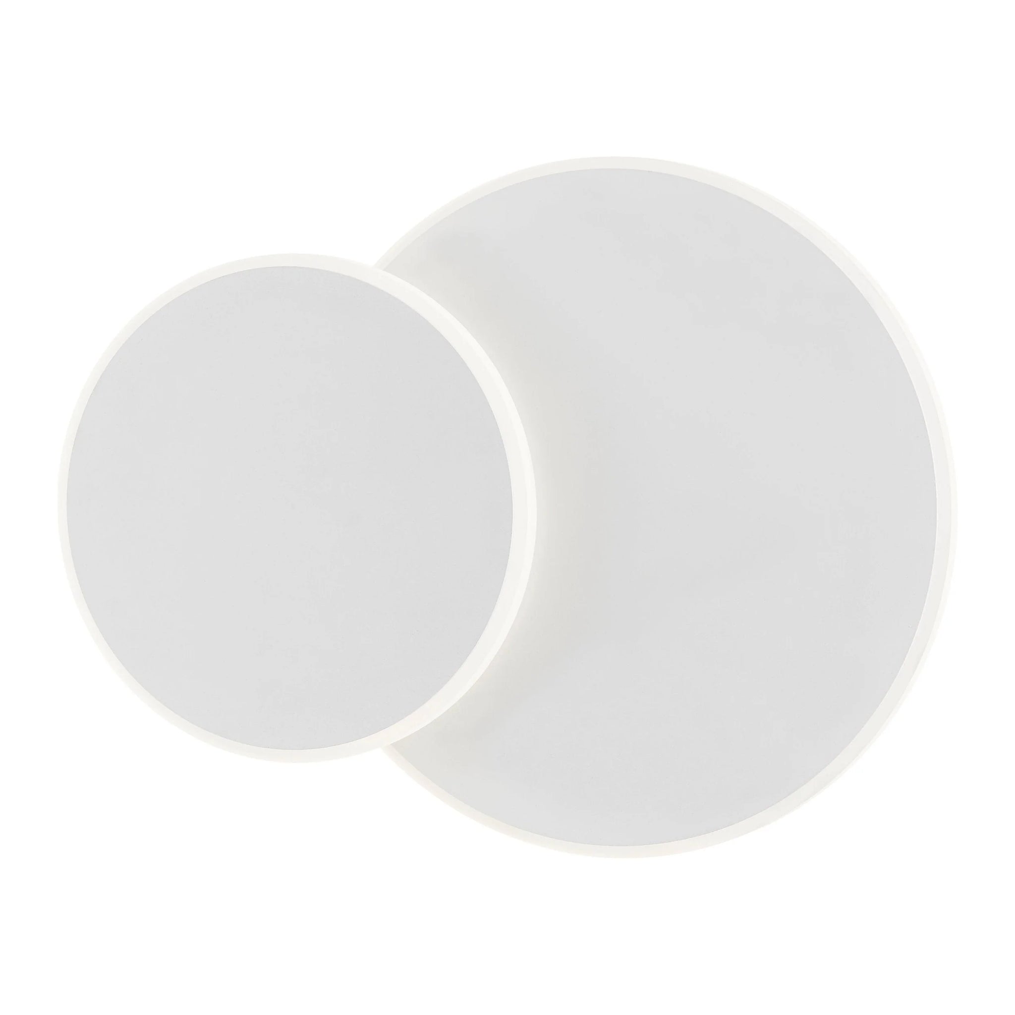 Luna Eclipse Two Circle Multiuse Lamp // White