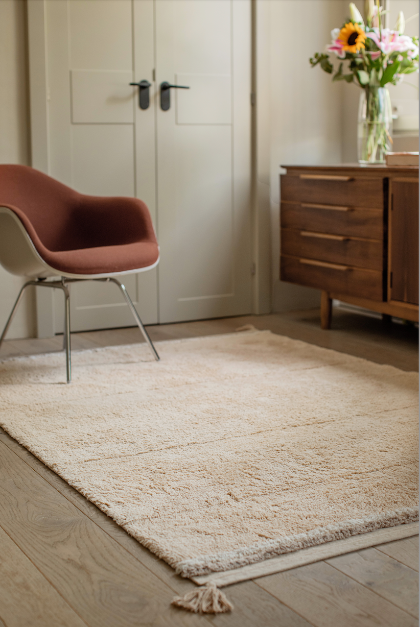 Washable Rug Bloom Golden- M